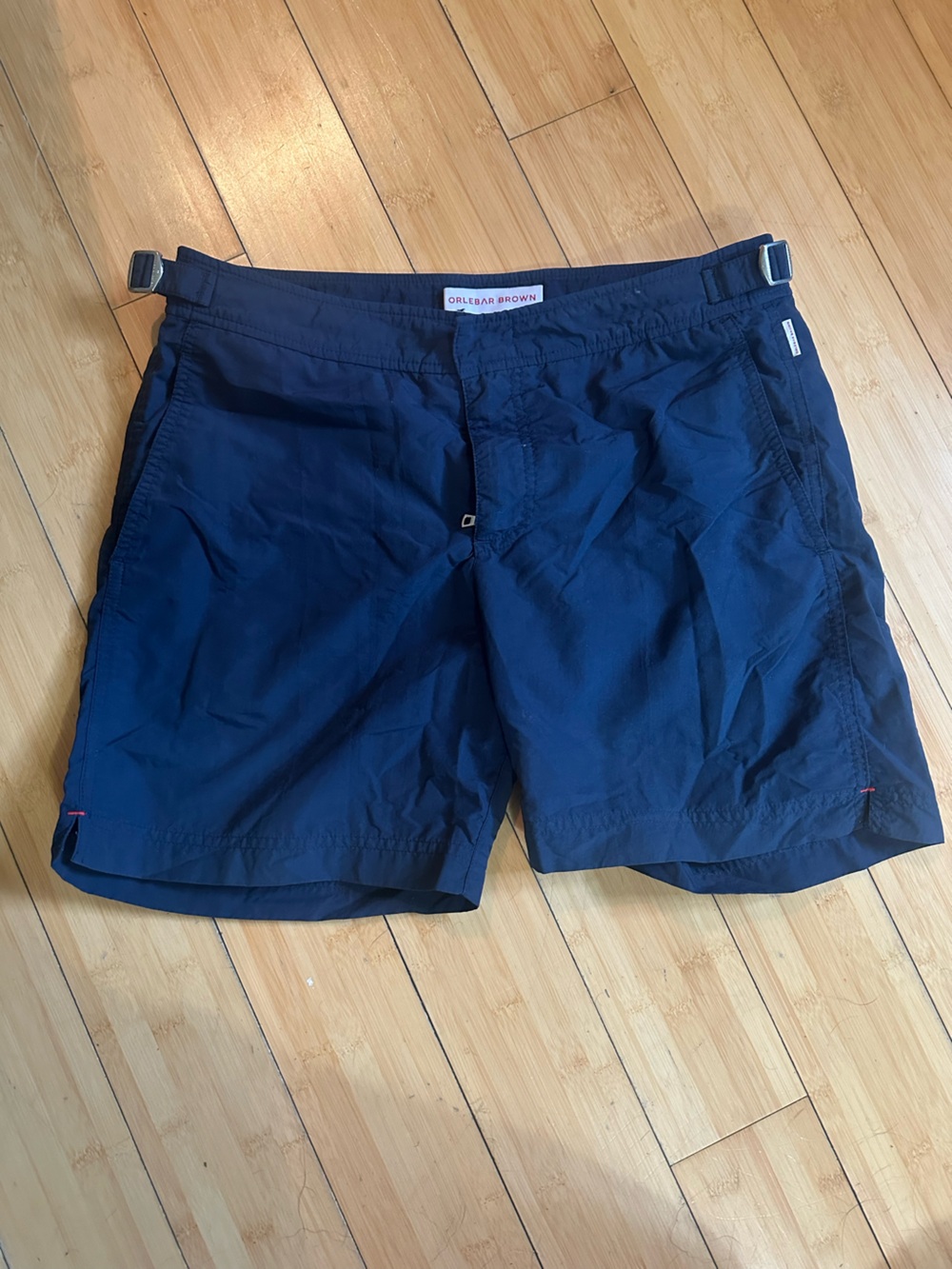 Orlebar Brown Navy Side-Adjust Swim Shorts
